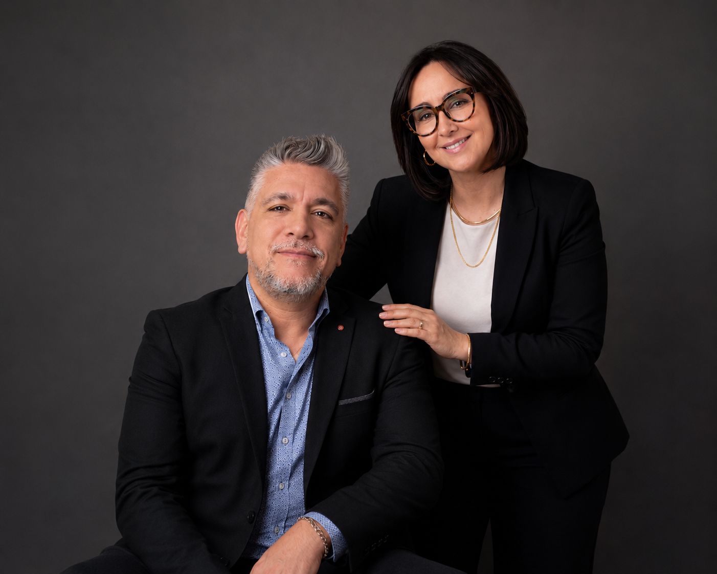 Hugo Rossel and Jessica Fernandez